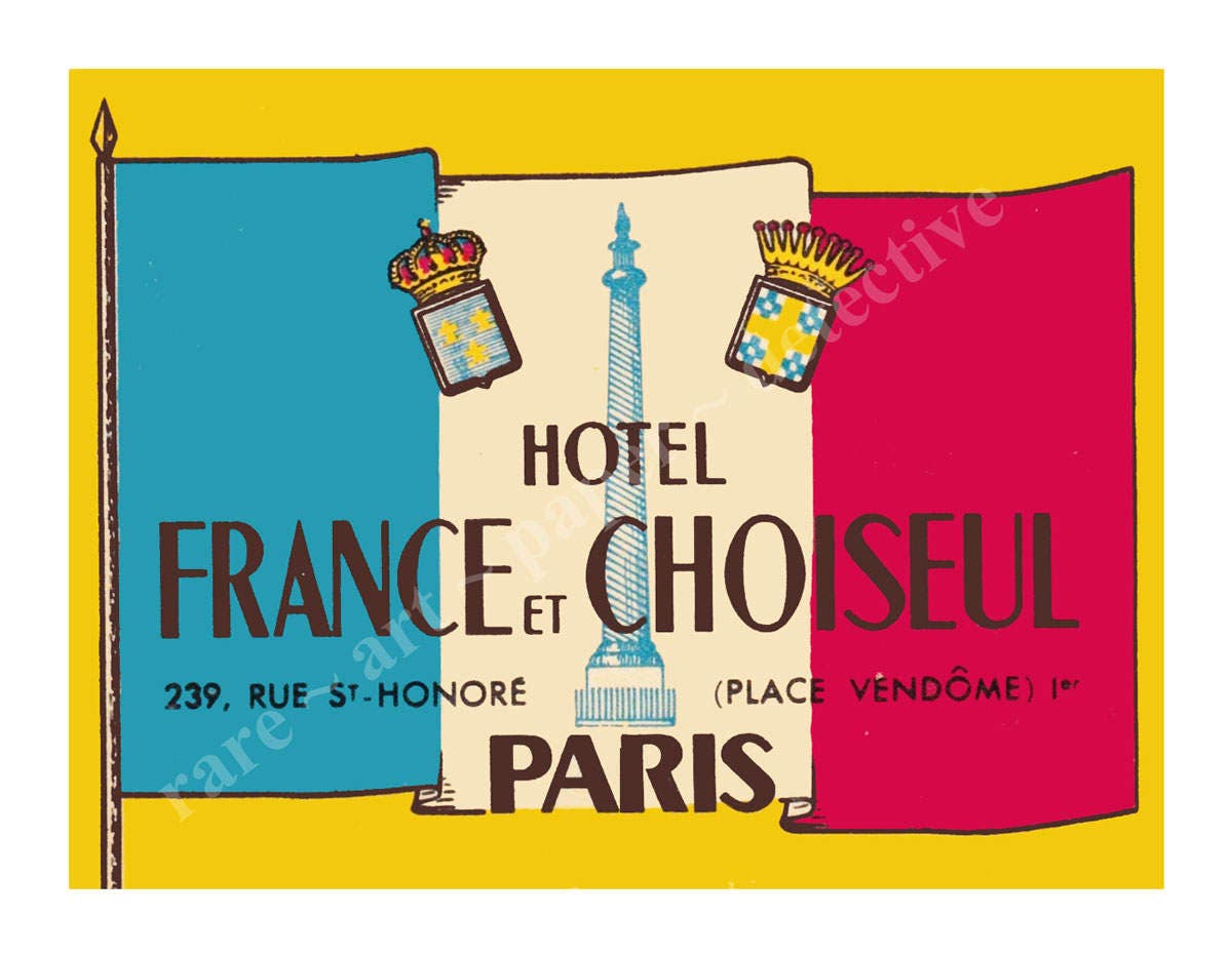 acrylic luggage diy tags Label, Hotel French Theme Label Travel France, Sticker, Luggage Suitcase Paris Decal, Sticker