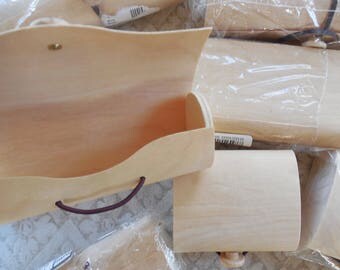 Wooden boxes for craft projects