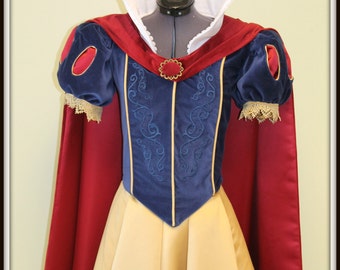 Ladies Snow White Princess Costume, Adult Princess Costume, Custom Made, Performance Costume, Cosplay