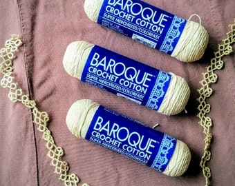 DMC Baroque Crochet Cotton - 3 Skeins Ecru