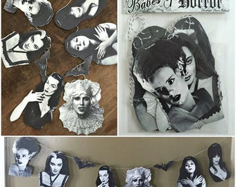 Babes of Horror - Ghastly Garland Banner