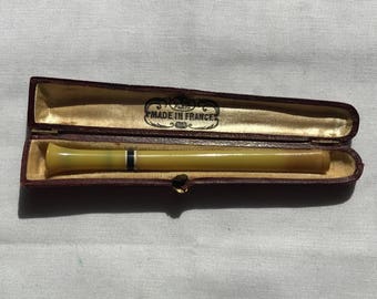 Vintage French Cigarette Holder In Case