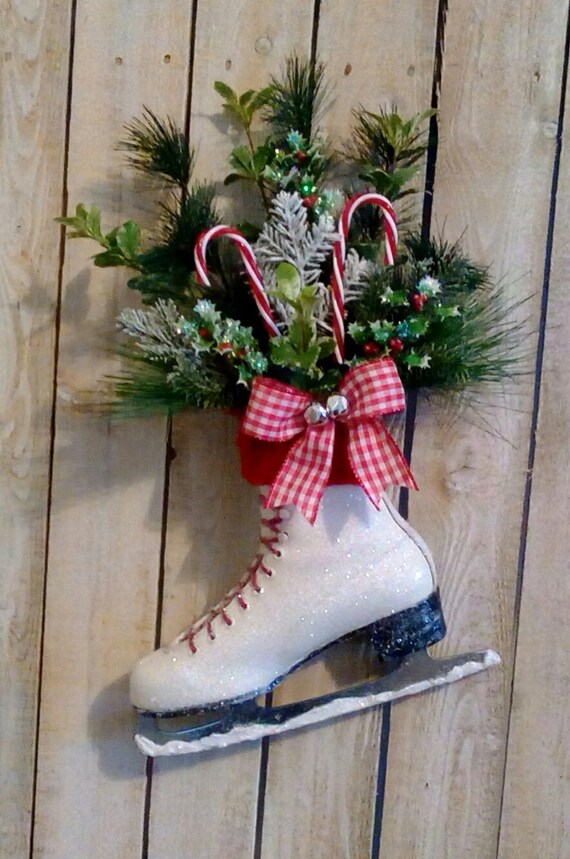 christmas ice skate holiday decoration door by christmas ice skate holiday decoration door by