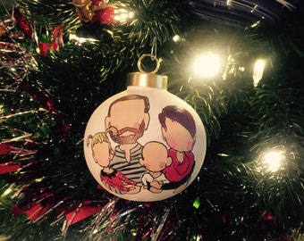 Items similar to Hand painted Christmas ornament on Etsy