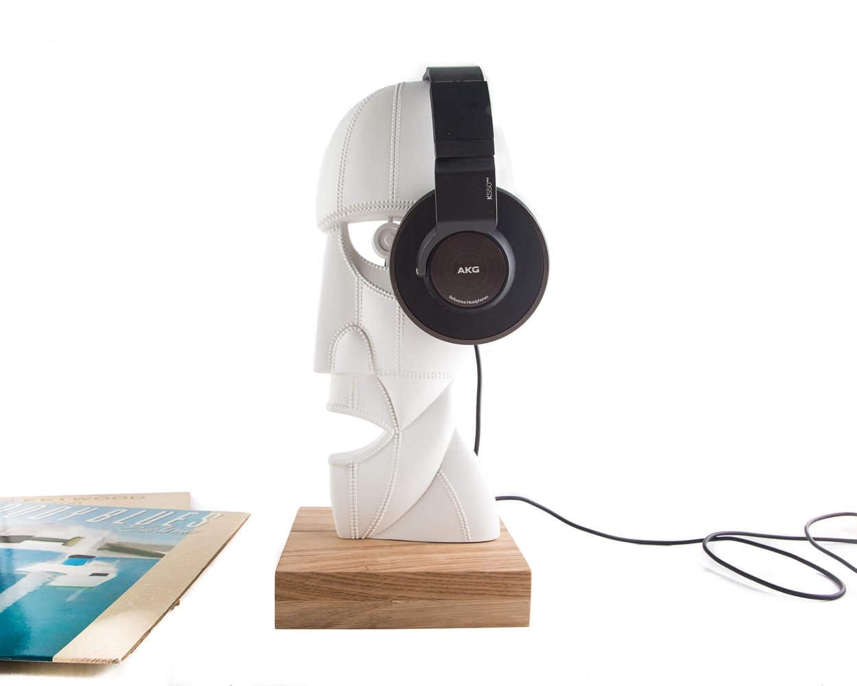 Headphone stand // Headphone holder // sculpture/bust