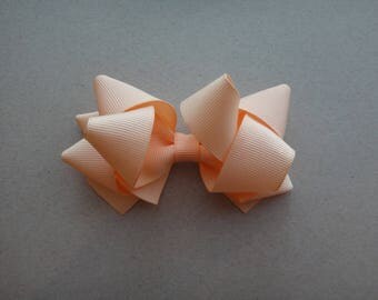 Peach Triple Loop Hair Clip