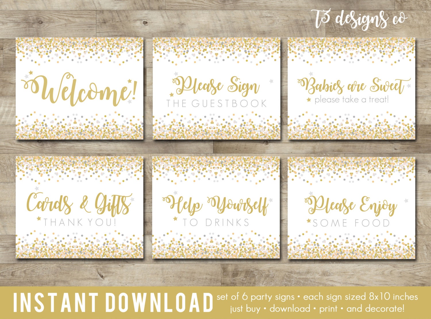 Twinkle Twinkle Little Star Baby Shower Table Signs Little Twinkle Twinkle Little Star Baby Shower Table Signs Little