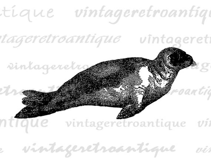 Printable Seal Image Download Digital Graphic Artwork Antique Clip Art Jpg Png Eps HQ 300dpi No.2618