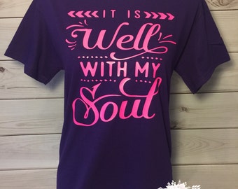 it is well with my soul long sleeve shirt