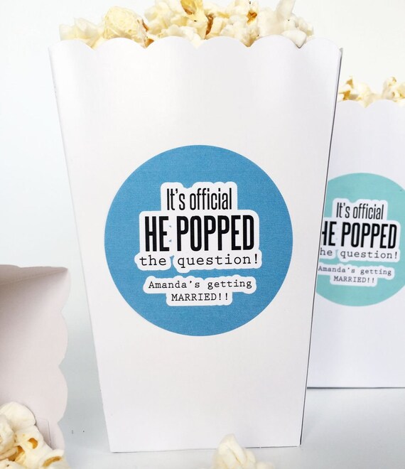 he popped the question party favor | just b.CAUSE he popped the question party favor | just b.CAUSE