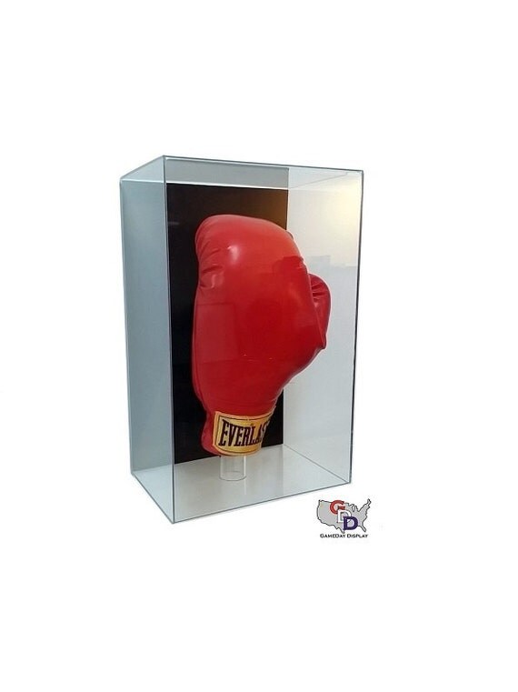 Boxing Glove Wall Mount Acrylic Display Case Full Size UV