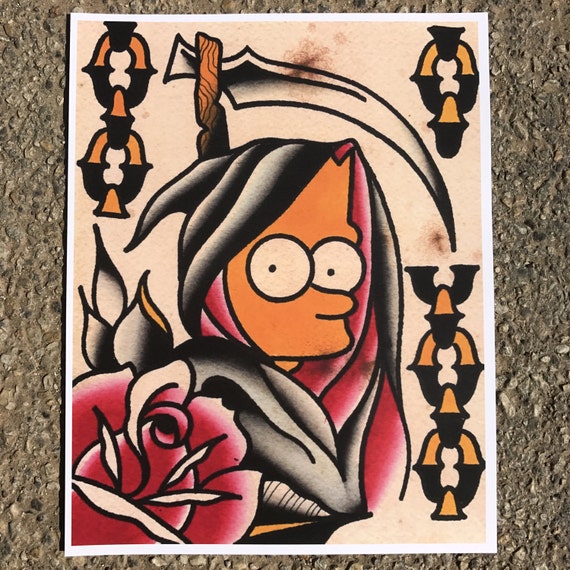 simpsons grim reaper