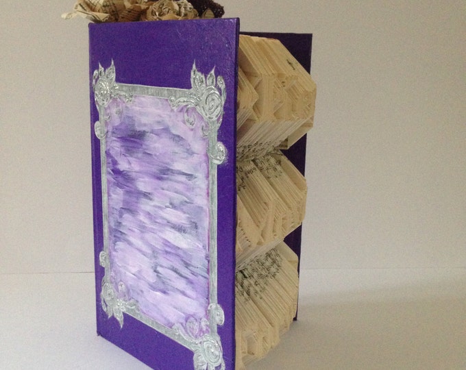 KEEP MOVING FORWARD -Book folding art, Wedding, Gift, Special Occasion, Made to order