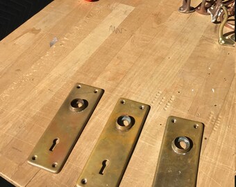 Vintage Brass Door Back Plate