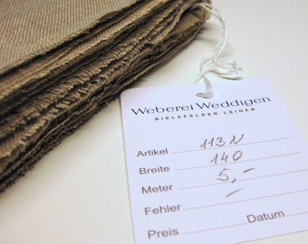 25 cm embroidery linen natural/unbleached