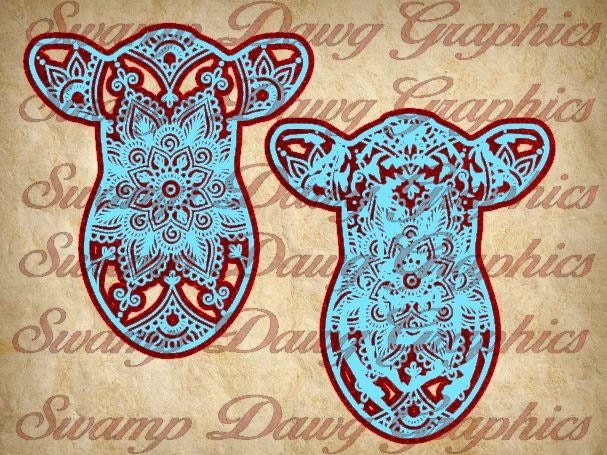 Download Cow svg mandala cow svg mandala cow head svg silhouette