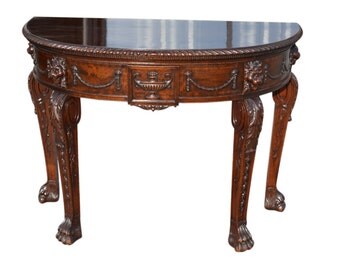 Demilune table | Etsy