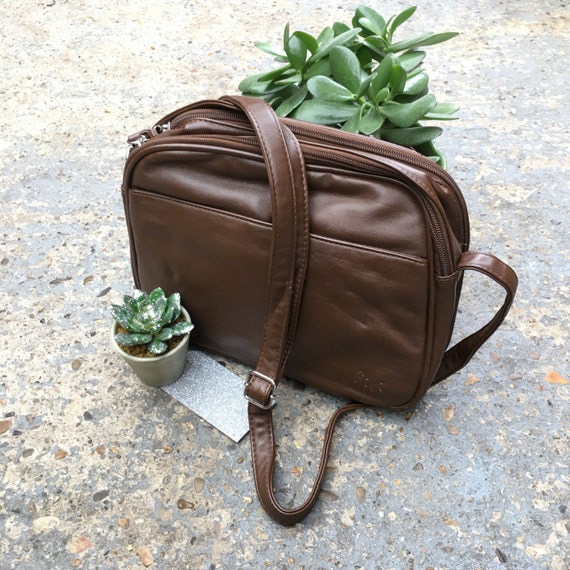 brown 90s shoulder bag