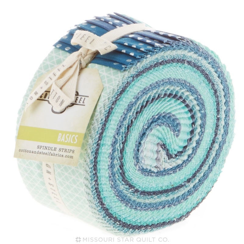 Cotton and Steel Ocean Basics Pixie Strips Spindle Strips