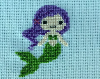 Mermaid Cross Stitch