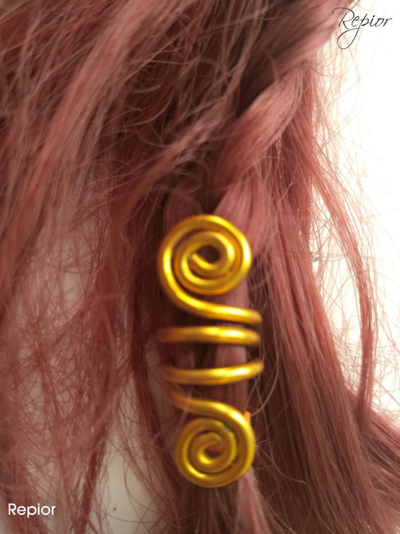 Perle de cheveux 2. Bijoux de cheveux Accessoires cheveux. \u2022 Barbe perles Perles de