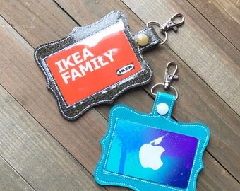 ID Badge Holder, Badge Holder, ID Holder, Horizontal or Vertical, You choose from 70 Colors!