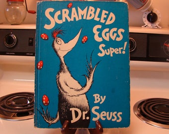 Scrambled Eggs Super! by Doctor Seuss, vintage Dr. Seuss book, children's book
