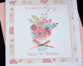 90th birthday card | Etsy