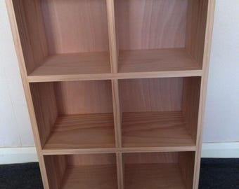 Handmade Wooden Pigeon Hole Storage Unit Cubby Hole Shelf