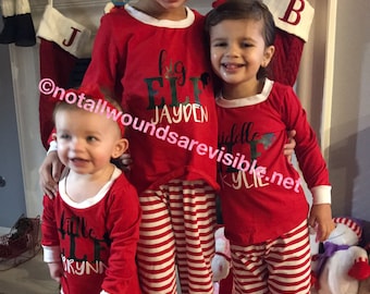 Family christmas pajamas for children siblings cousins or even friends