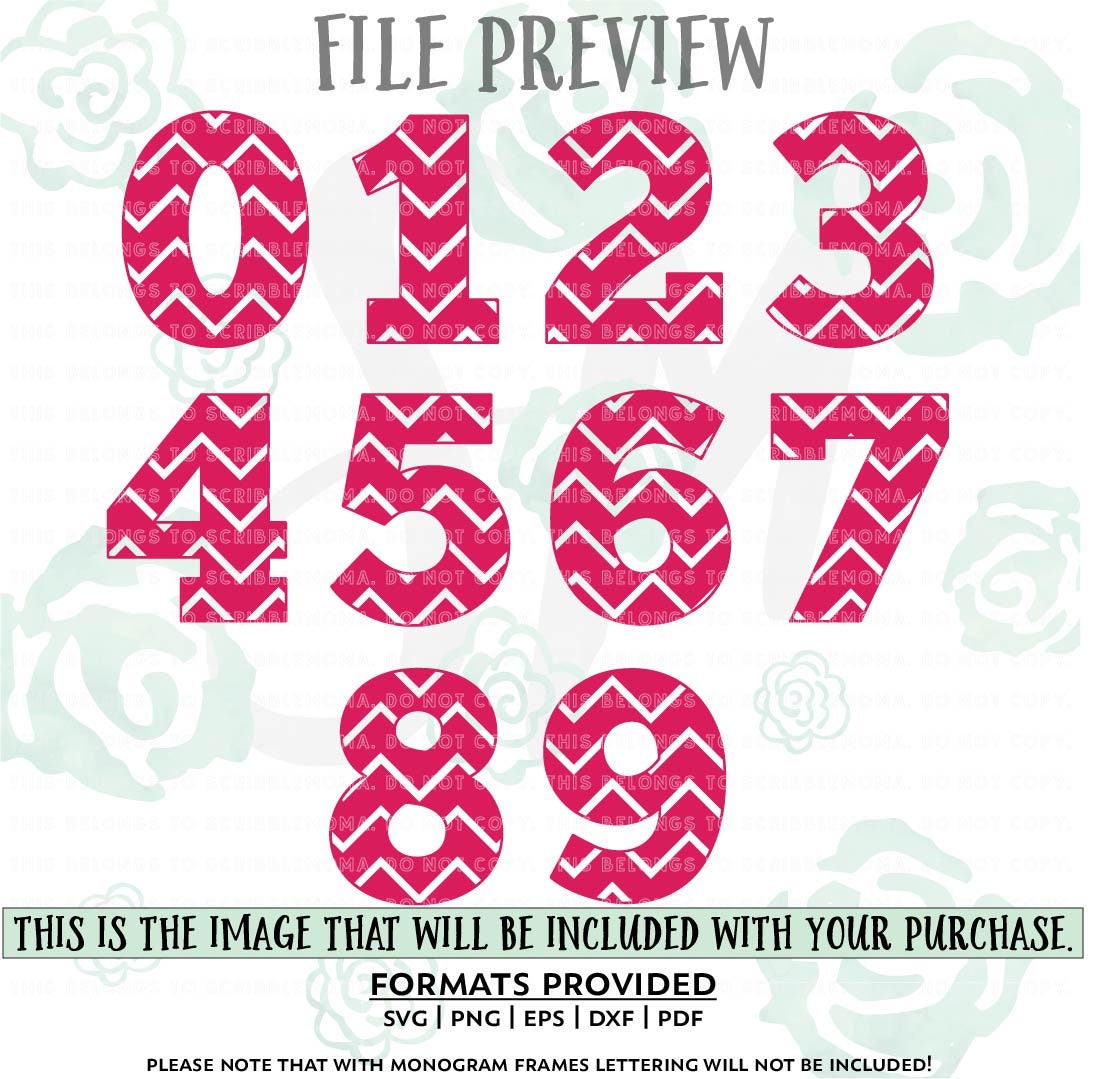 Download Chevron Numbers svg, Birthday svg, Birthday Number svg ...