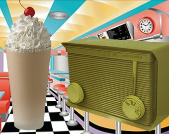 1959 Motorola Vintage AM Tube Radio-Model A7N-25