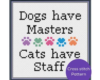 Retro Cats Cross Stitch Cat Silhouette Cats Cross Stitch