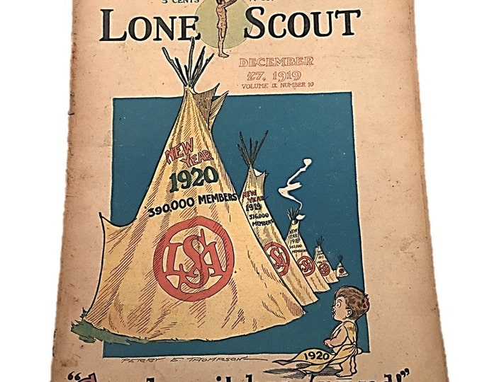 Gee | How It Has Growed | Lone Scout Magazine | The Real Boys Magazine December 27 1919 | Perry Emerson Thompson Teen