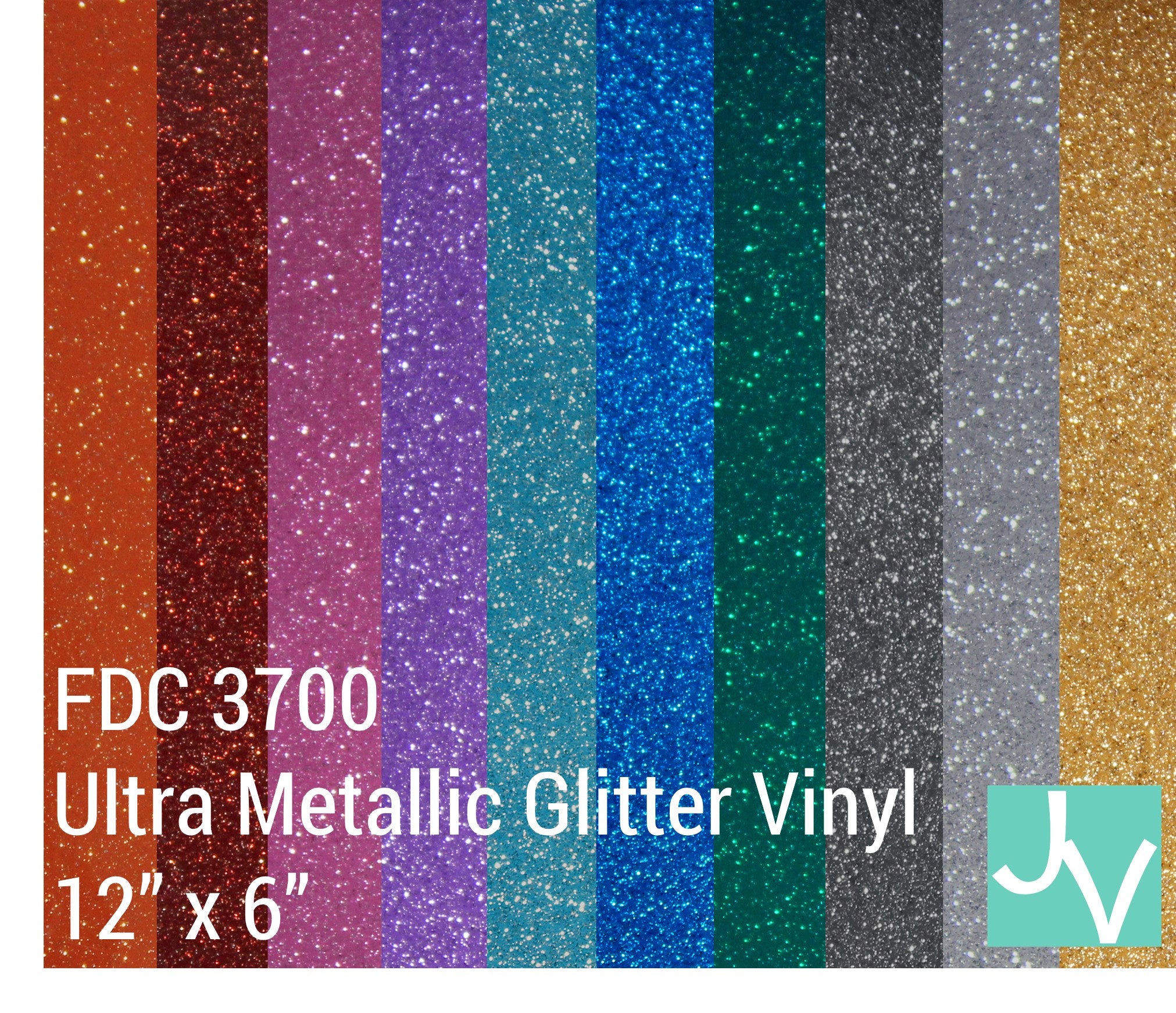 Permanent Outdoor Ultra Metallic Glitter Vinyl FDC 3700 1