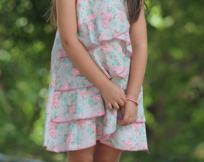 Apron dress/Girls dress/Rustic dress/Vintage for kids