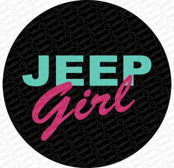 Jeep Girl 3 Spare Tire Cover Pick your colors