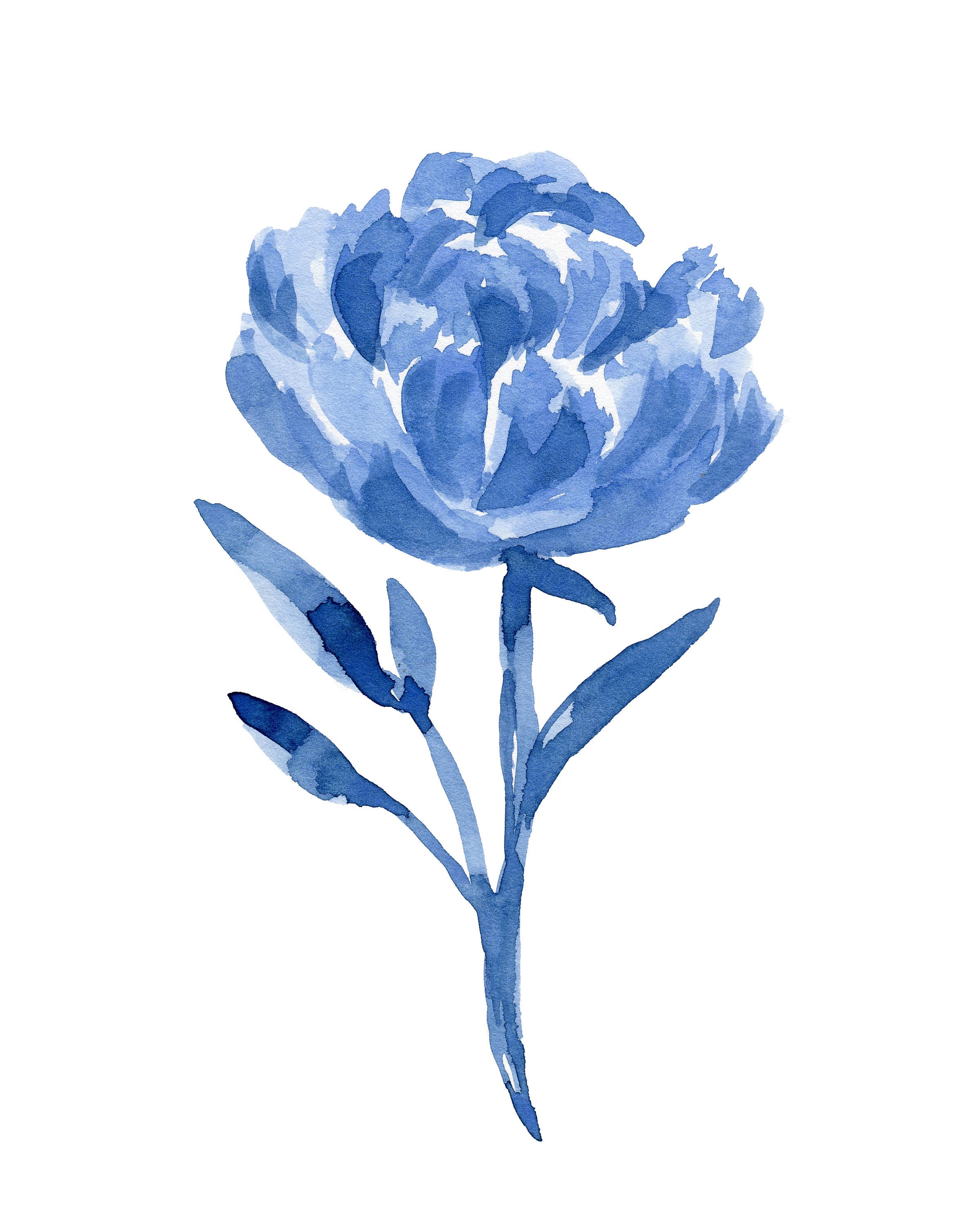 Blue Flower Printable