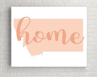 Montana wall art | Etsy