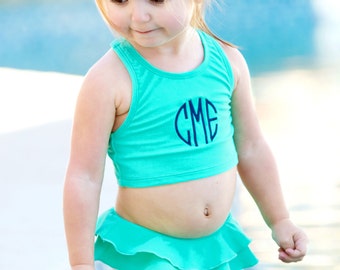 Monogram bathing suit, girls monogram bathing suit, toddler monogram bathing suit, toddler bathing suit