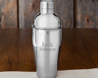 Personalized Cocktail Shaker - Bar Ware Accessories - Man Cave Gifts - Gifts for Him - GC1485