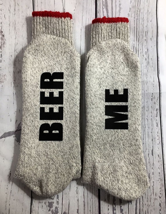 BEER ME, Beer SOCKS, Men's Beer socks, Funny Socks