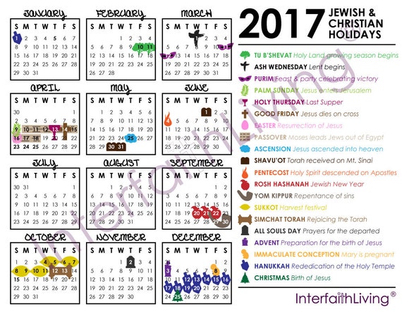 2017-jewish-christian-holidays-calendar