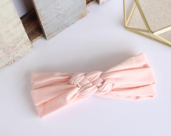 Sailor knot baby headband, Celtic knot headband, Baby girl headband,Newborn headband, Turban headband, Baby turban, jersey knit headband