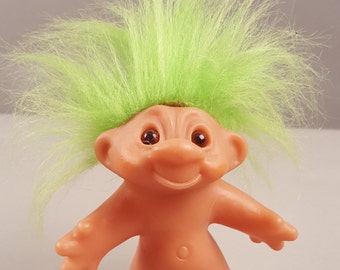 Green hair troll | Etsy