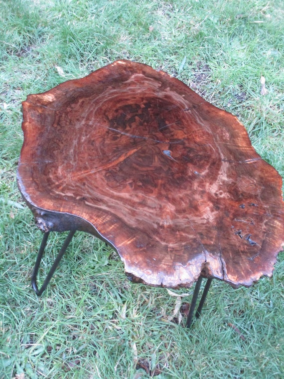 Walnut Burl table Burl walnut Large Coffee or end table