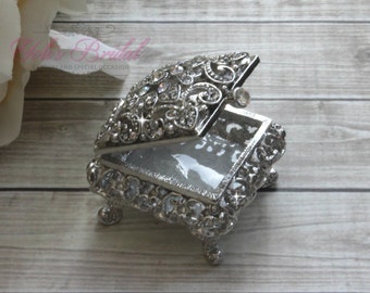 Beautiful Swarovski Crystal Ring Box