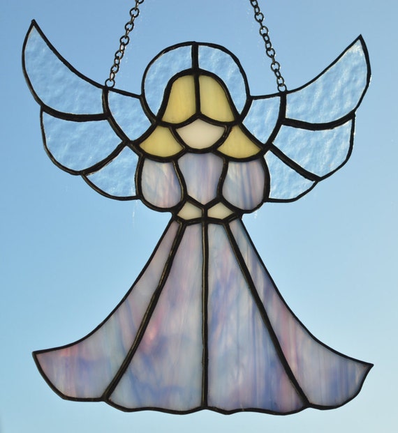 Angel Stained Glass Suncatcher