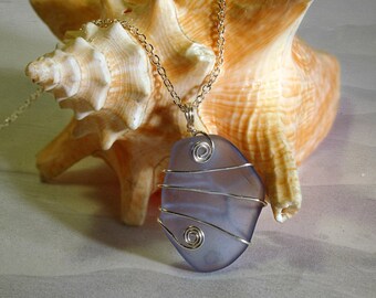 Sea Glass Jewelry - Blue Sea Glass Necklace –Beach Glass Jewelry - Spring Break - Beach Vacation - Seaglass Jewelry - Beach Jewelry