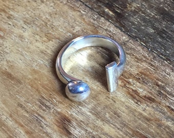 Adjustable Silver Ring